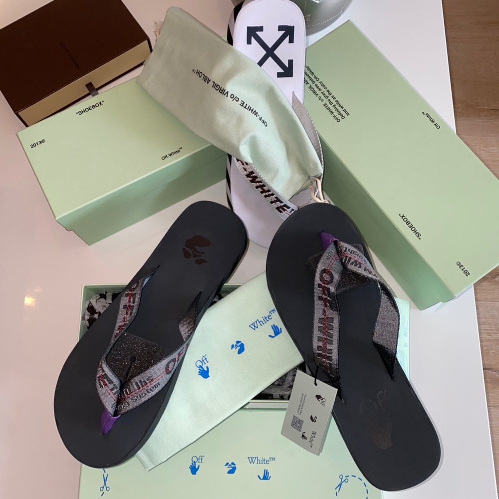 Off-White🛑SOLD🛑 Slides - Picture 5 of 14